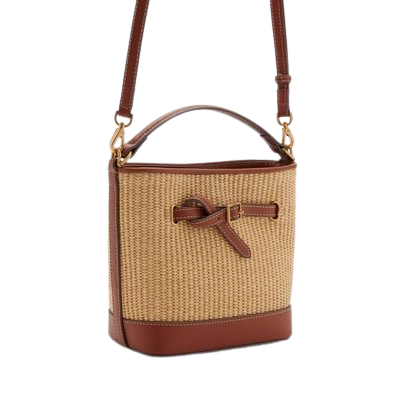 Pochette en raphia